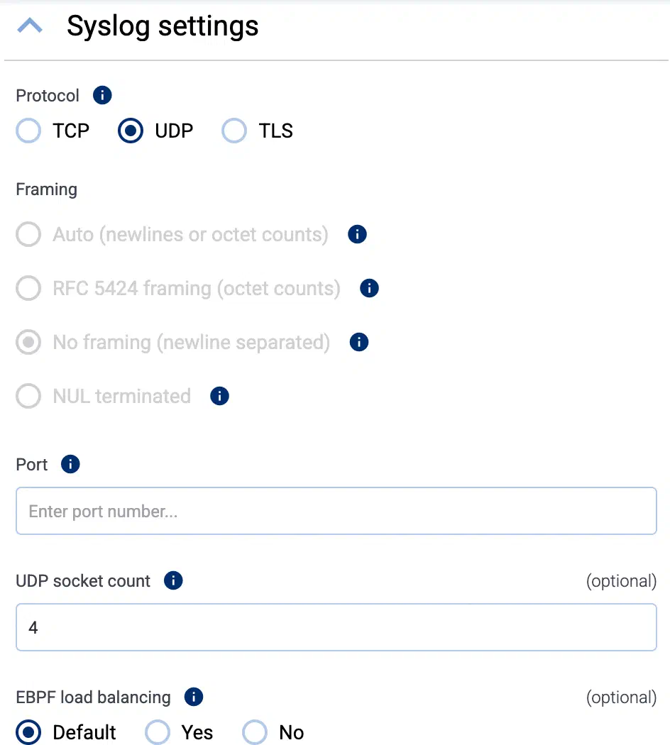 UDP loadbalancing and EBPF settings