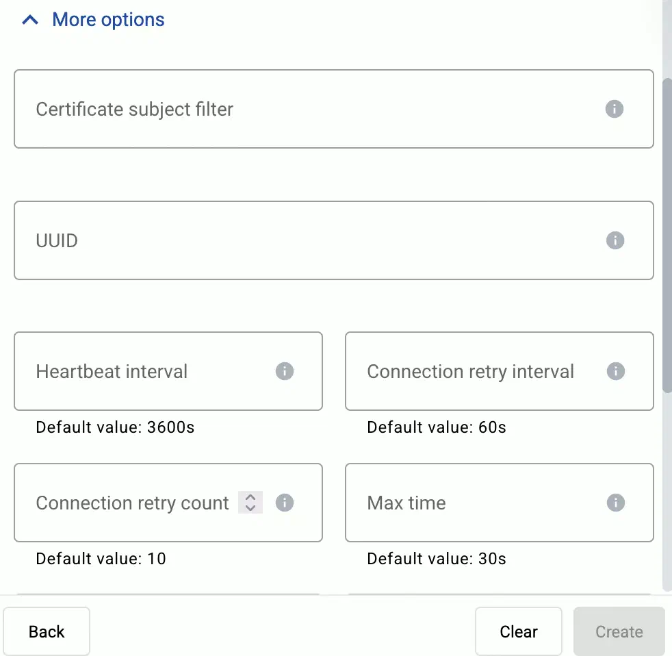 WEC more settings