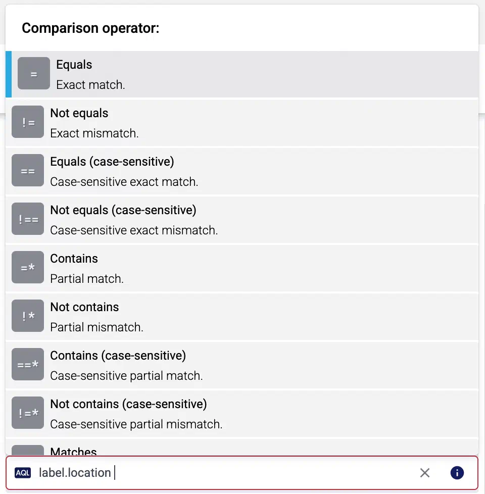 Edge selectors