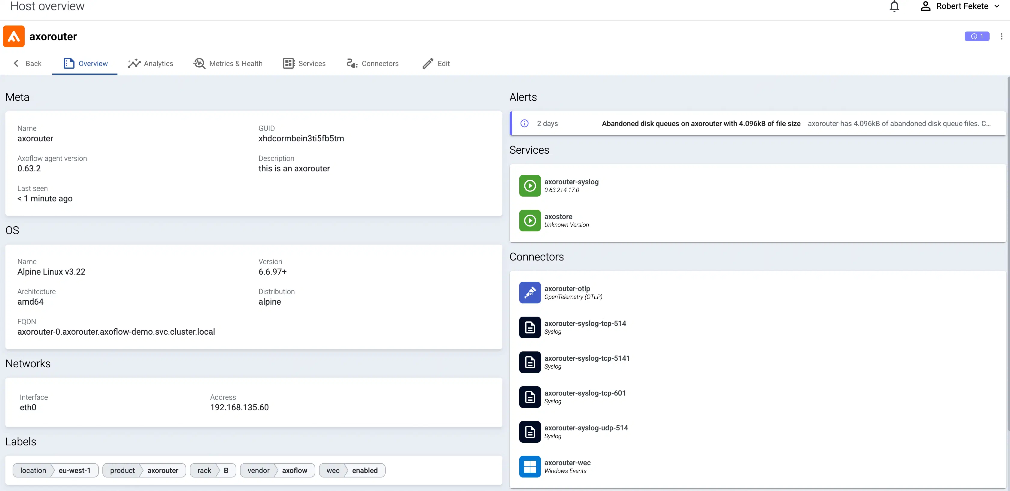 Host overview