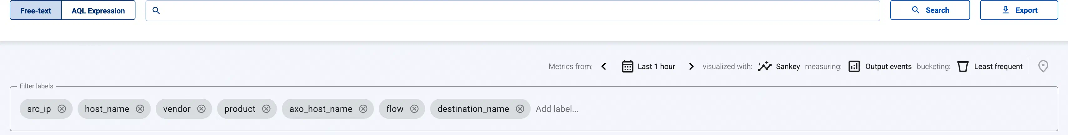 Diagram settings