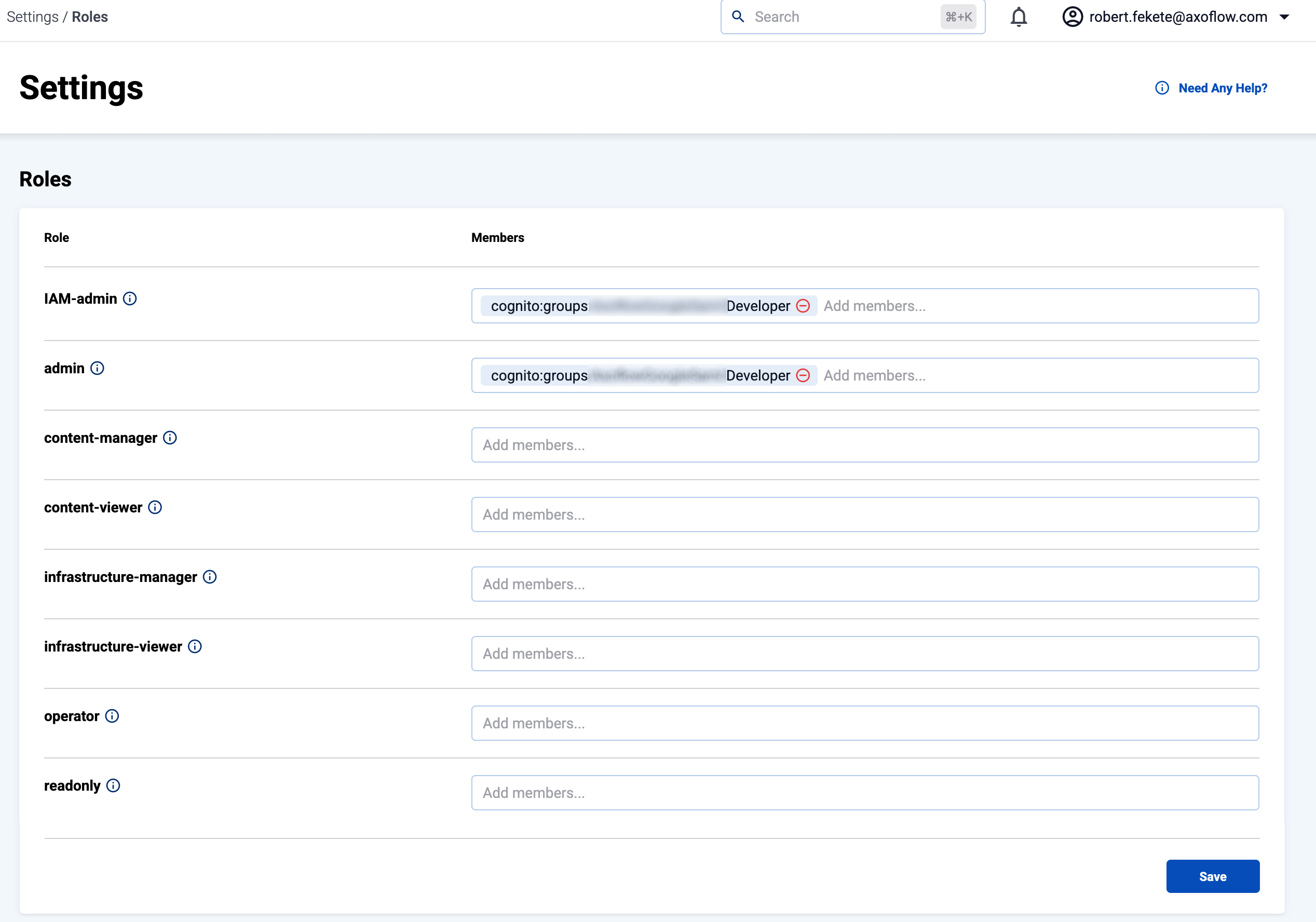 Manage access roles (RBAC)
