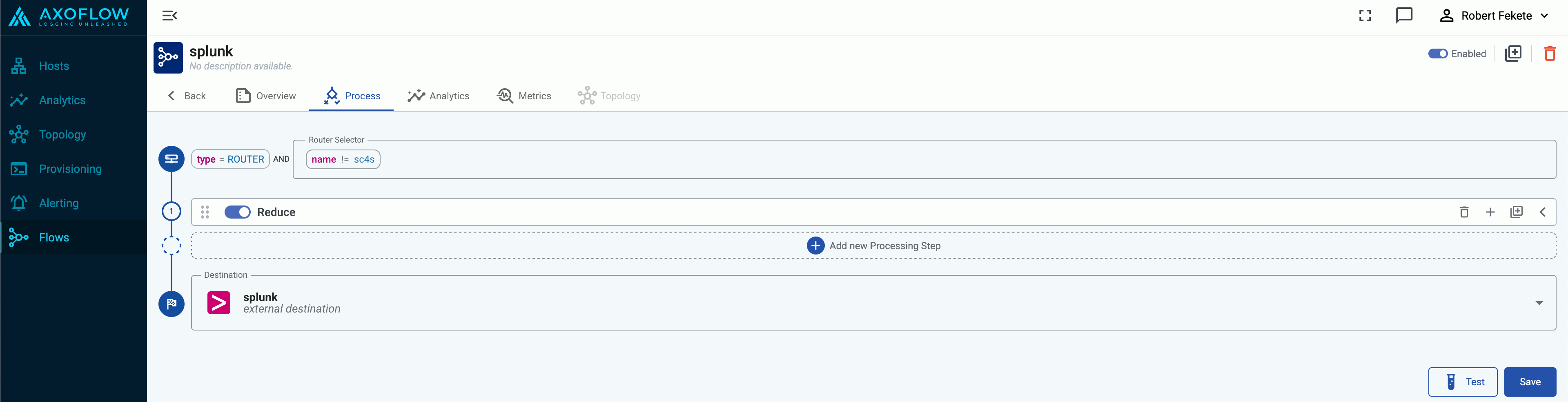 Start flow tapping