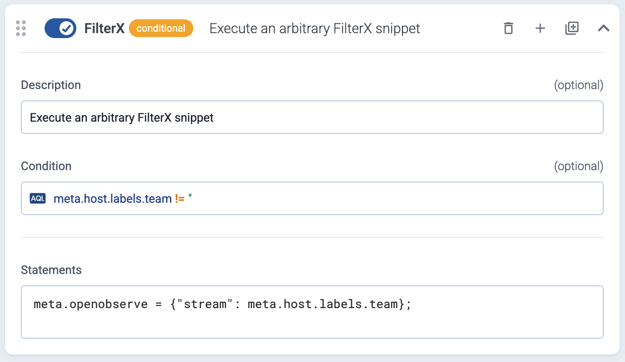 Apply FilterX transformations on the message