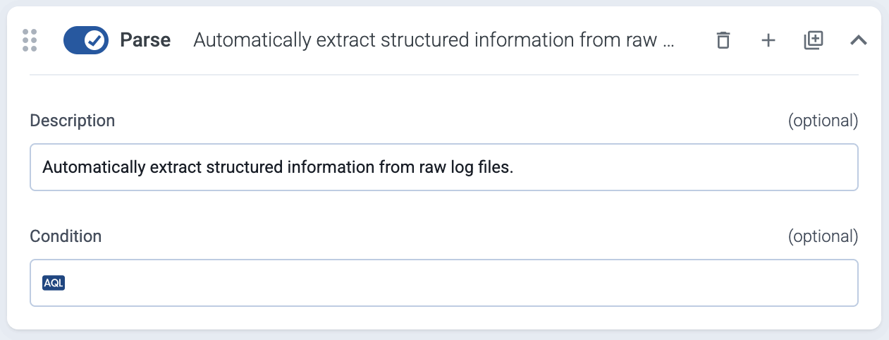 Parse message content into structured data