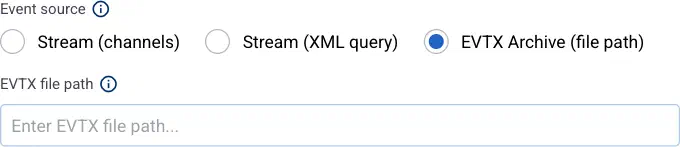 Collect Event Logs from EVTX file