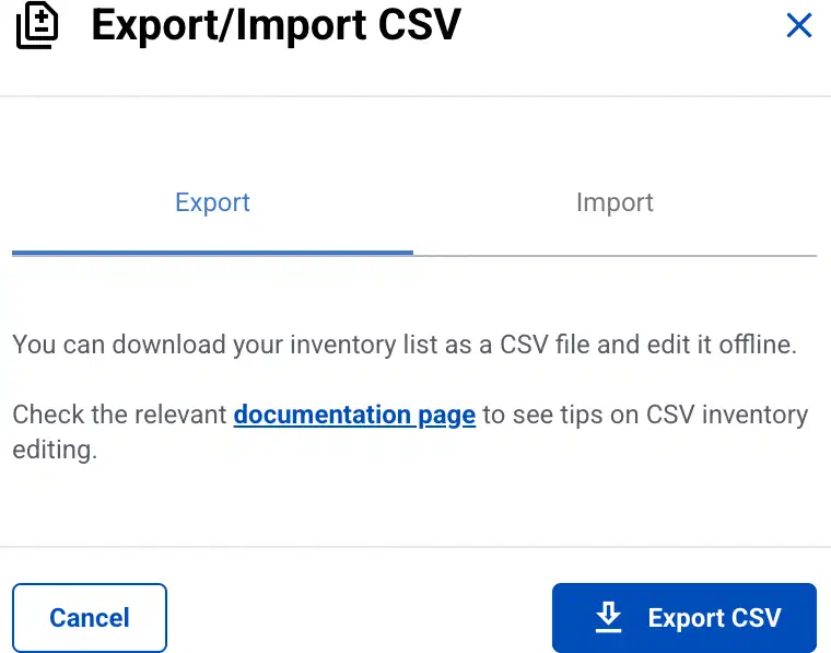 Export host inventory from AxoConsole