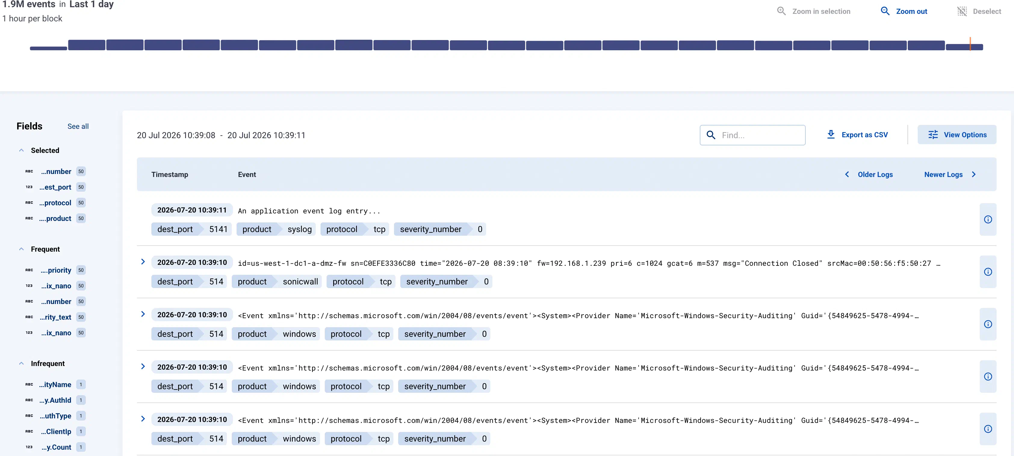 AxoStore search results